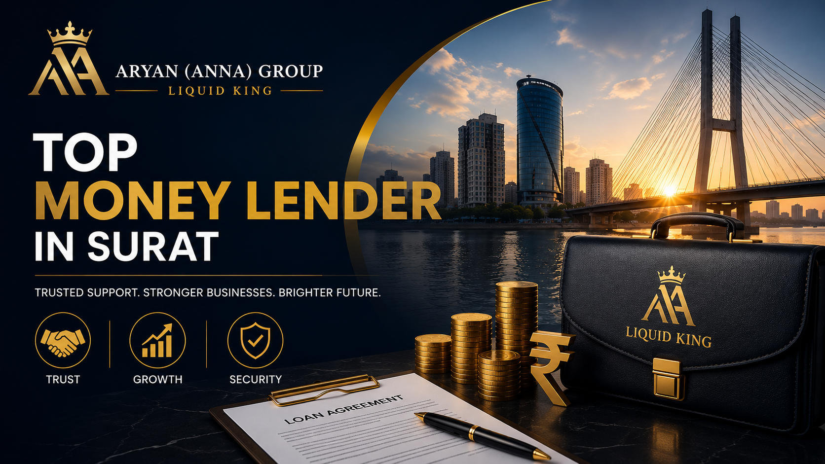 Top Money Lender in Surat: How Liquid King | Aryan (Anna) Group Is Redefining Financial Connectivity